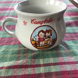 Campbells Soup Mug Bowl oversized 24 fl oz, by Houston Harvest, Vintage 2000
