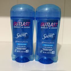 Secret Outlast Clear Gel Deodorant 