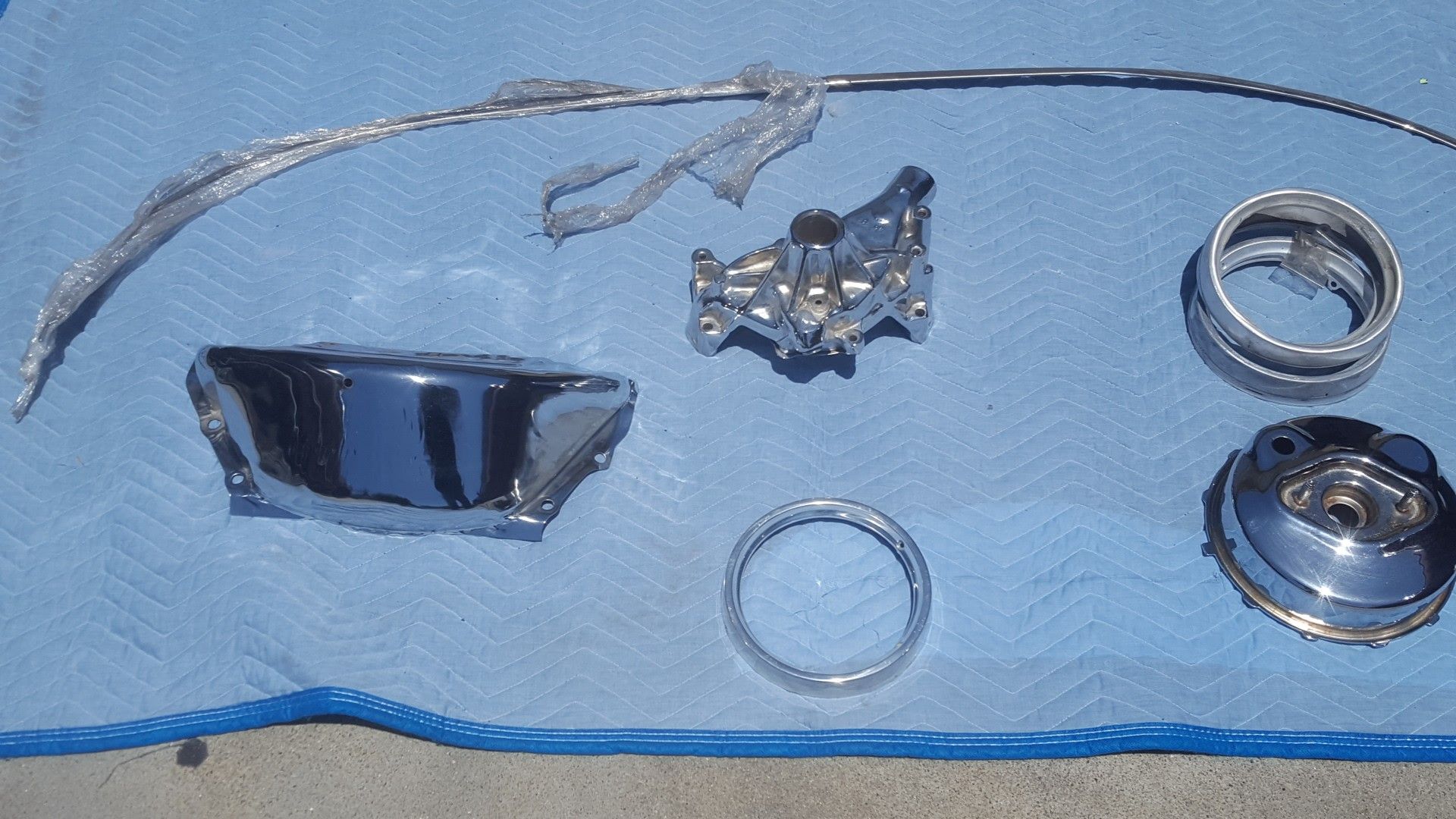 61-64 chevy impala chrome parts see pictures