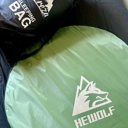 2 Person tent and sleeping bag