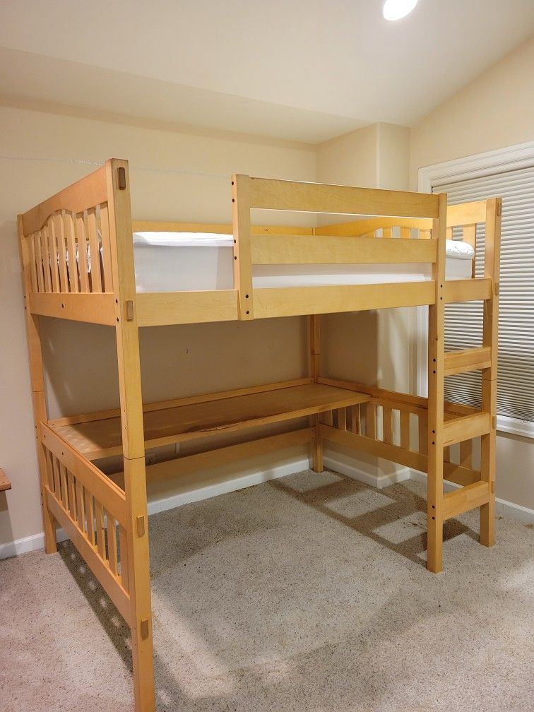 Loft Bed And Desk Combo
