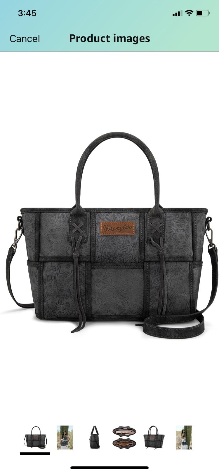 Montana West Wrangler Woven Tote Bag
