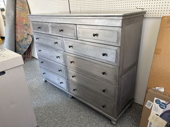 RESTORATION HARDWARE ANNECY METAL-WRAPPED 11-DRAWER DRESSER