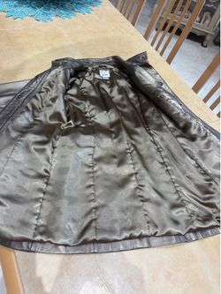 PRICE DROP: NW/OT,Jones New York, lined PEARLIZED,METALLIC COPPER LAMBSKIN LTH,M
