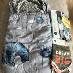 Durable Stroller Blanket and Sleeping Bag Sleep Sack With Socks And Bibs