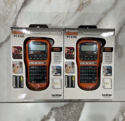NEW Brother PT-E105 Industrial Label Maker (2 Available)