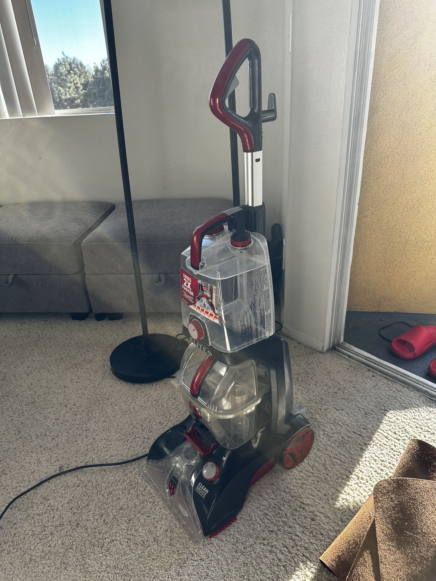 Hoover PowerScrub Elite Pet Upright Carpet Cleaner Machine, Lightweight, Deep Cleaning Carpet Shampooer Machine with Pet Tool and Storage Mat, Pair wi