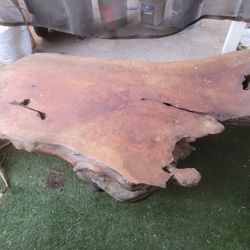 RedWood Burl Slab Table