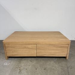 Sundays Form Storage Coffee Table (White Oak)
