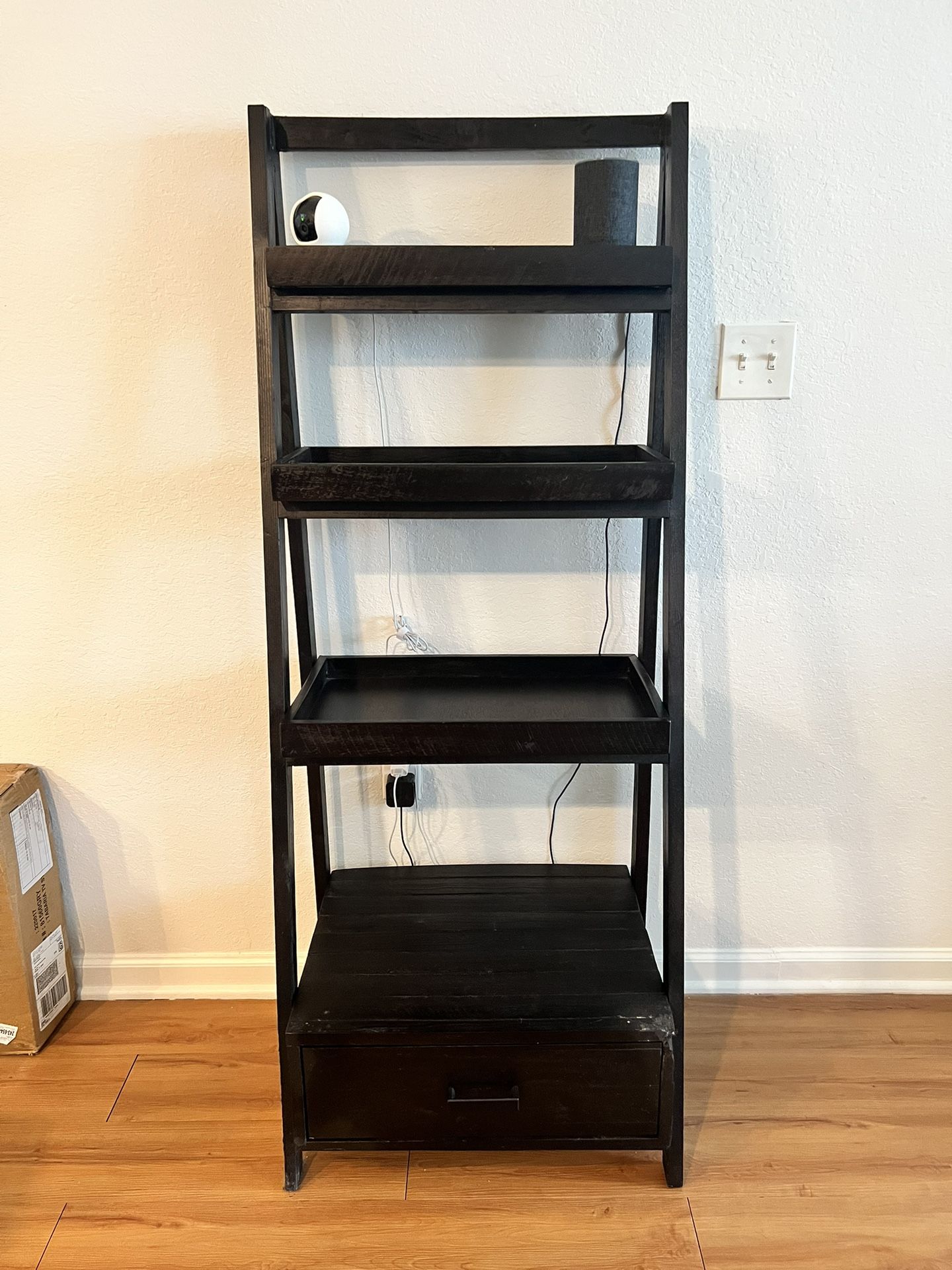 Foldable Ladder Bookshelf