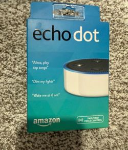 Amazon Echo dot - new in box!
