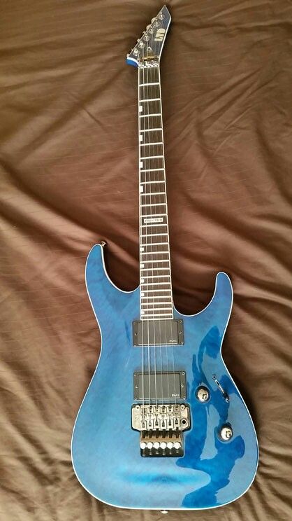 2008 Esp Ltd Mh-400 Blue MIK