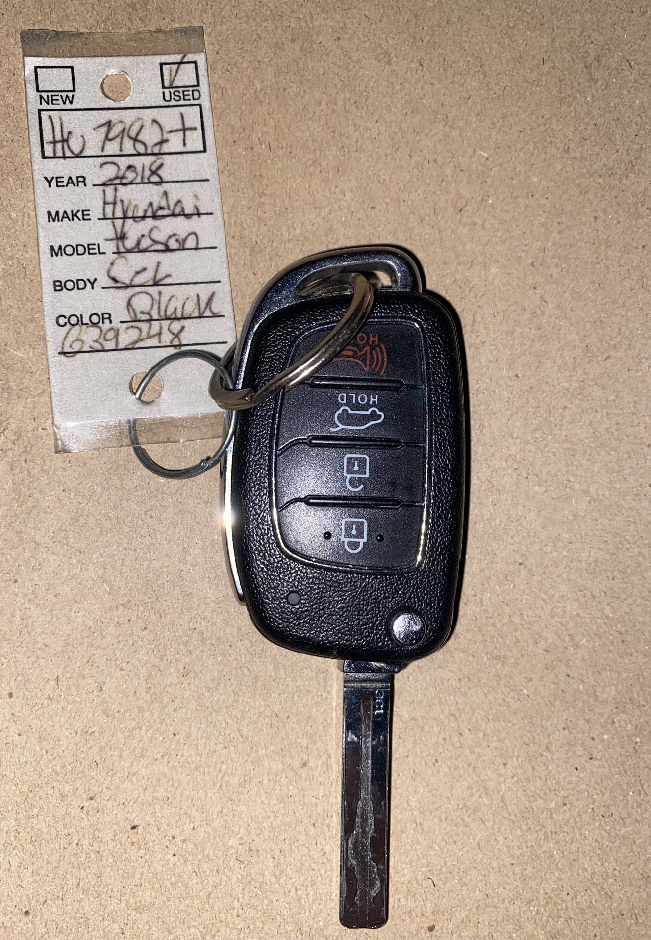 Hyundai Tucson Key Fob 