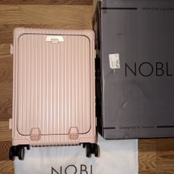 NEW Nobl Pink Carry On Suitcase 
