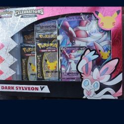 Pokemon Celebrations Collection Box Dark Sylveon  New! 