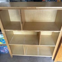 Wood Cubby Shelves