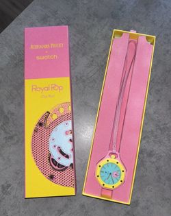 Audemars Piguet X Swatch AP Royal Pop Pink Yellow