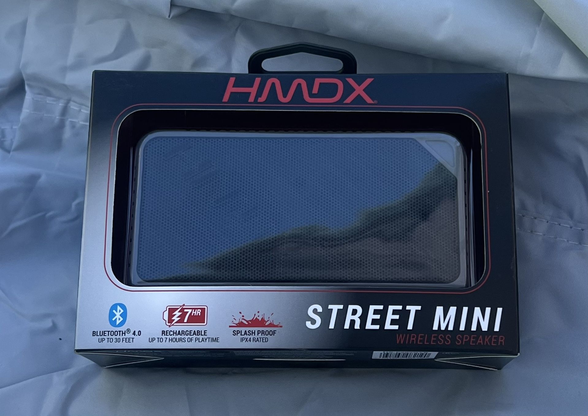 NWT HMDX HX-P203GY Street Mini Portable Bluetooth Speaker