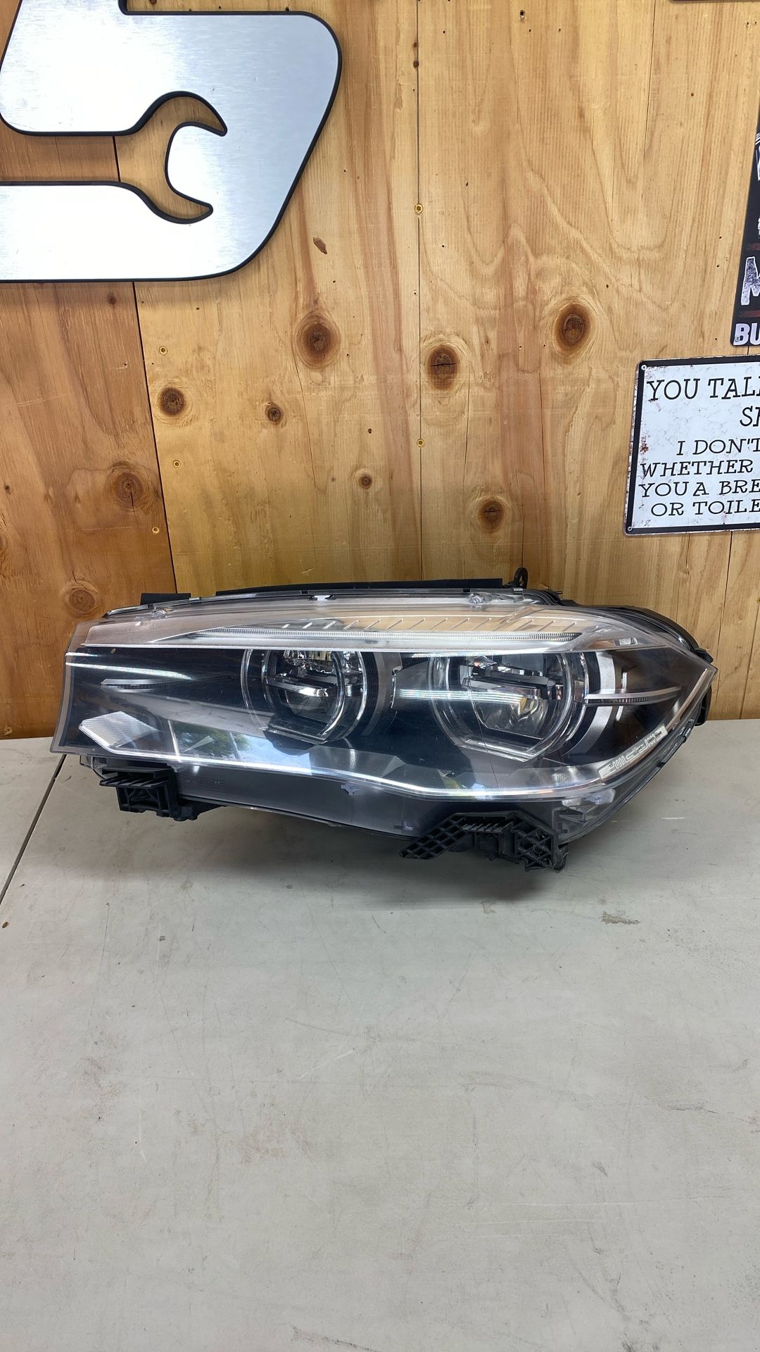 2015-2019 BMW X6 Left LED Adaptive Headlight OEM
