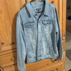 Jean Jacket Men $15 New 