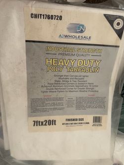 Lona heavy dury 7 x 20 ft.