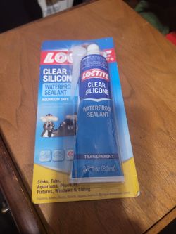 Loctite Clear Silicone Waterproof Sealant 2.7 oz