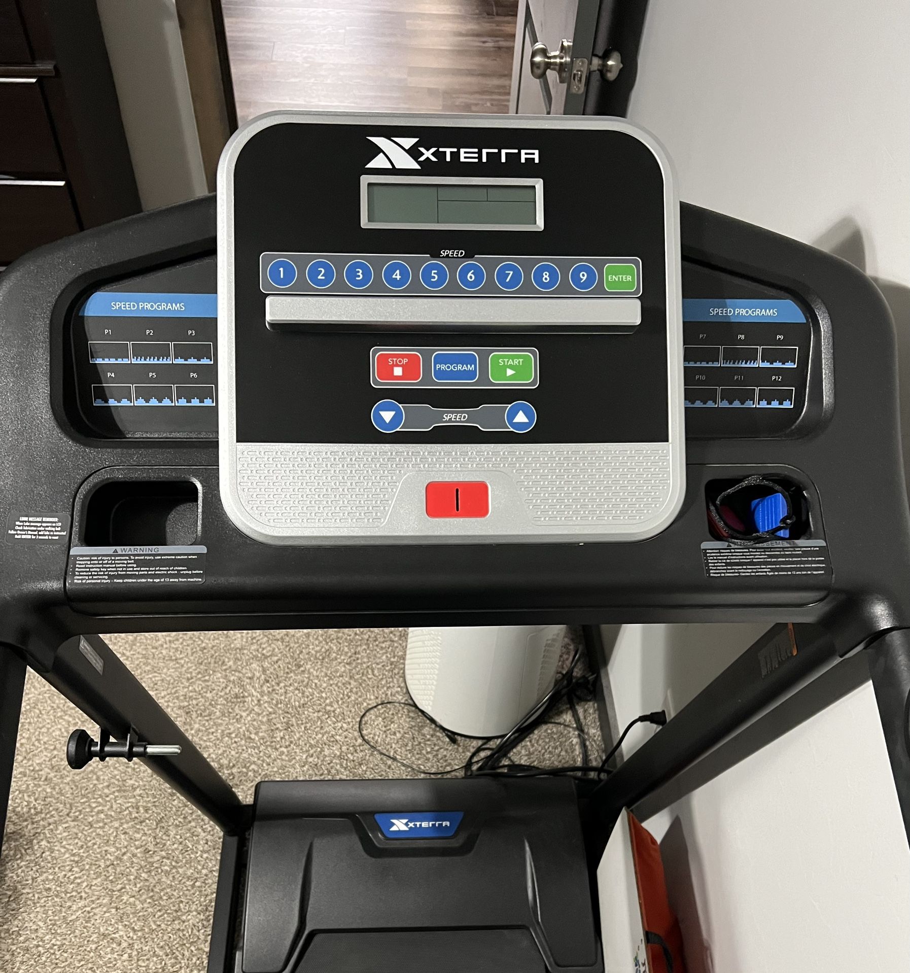 Xterra Fitness TR Folding Treadmill, 250lb weight capacity