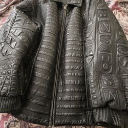 Desert Well Quilted Genuine Leather Bomber