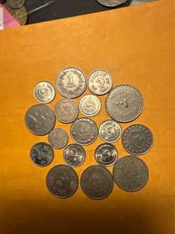 Coins from Iran ,Saudi Arabia,Pakistan,Bahrain
