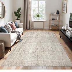 New Valenrug Washable Rug 5x7 - Stain Resistant 5x7 Area Rugs for Living Room, Non Slip Backing Printed Rugs for Bedroom, Folable Machine Washable Are