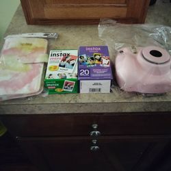 New Instax Mini 7+ , 2 Packs Of Fujifilm , And 1 Photo Album 