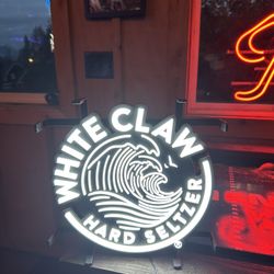 White Claw Hard Seltzer LED Sign