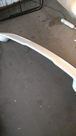 2008 Mitsubishi lancer gts wicked white spoiler.