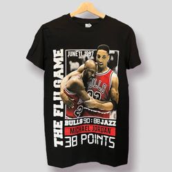 VINTAGE STYLE “THE FLU GAME” TEE SIZE S,M,L,XL,2XL