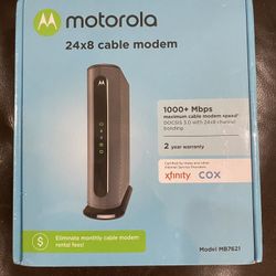 Brand New In Box Motorola MB7621 Modem