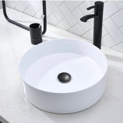 16" x 16" Round Bathroom Ceramic vessel Sink $40  174A