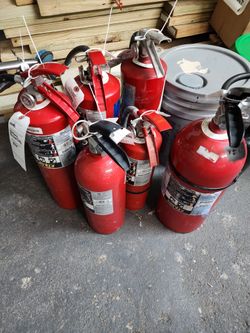 Fire extinguishers