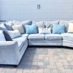 Grey Family Size Sectional 