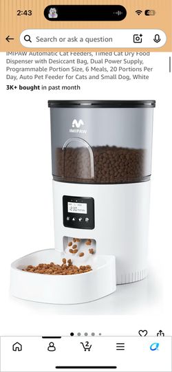 2 automatic pet feeder (bundle 2feeders)