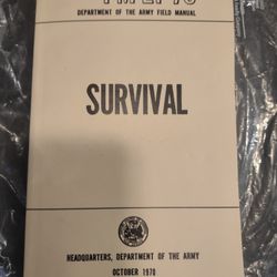 U.S. Army FM 21-76 Survival Field Manual 