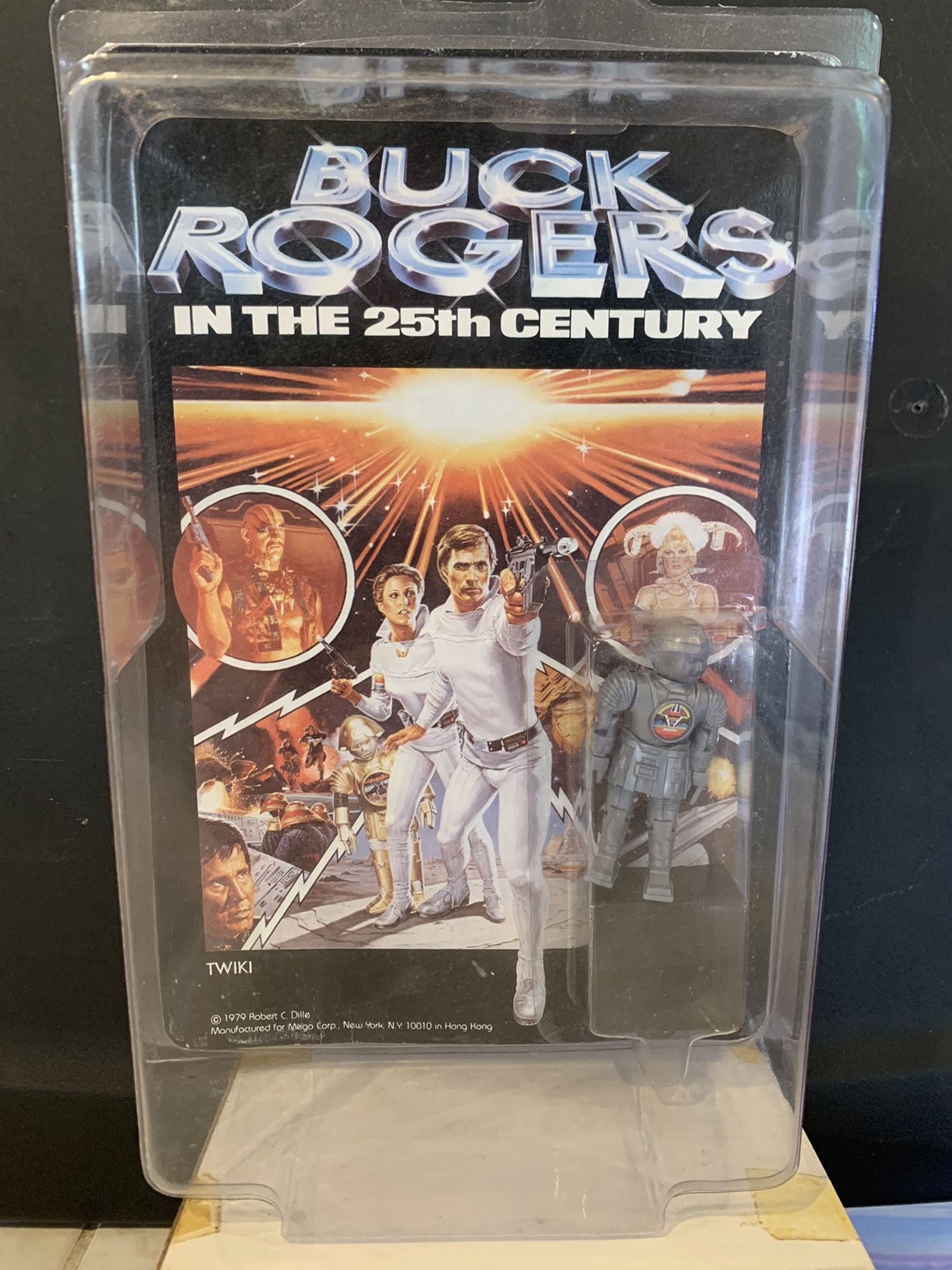 Vintage Mego 1979 Buck Rogers Twiki Action Figure Sealed On Card RARE    TRADE