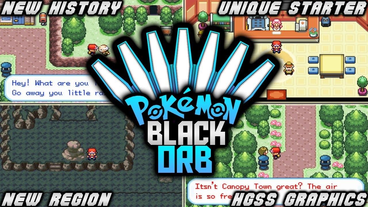 Pokemon Black Orb Custom ROM GBA Gameboy Advance Cartidge Game