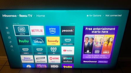 Hisense 70 inch TV With Wall Mount