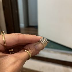 White Gold Ring With Diamonds From Kay Jewelers 