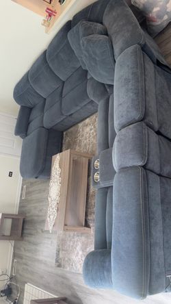 navy blue sectional sofa