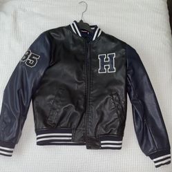 Tommy Hilfiger Varsity Leather Jacket 