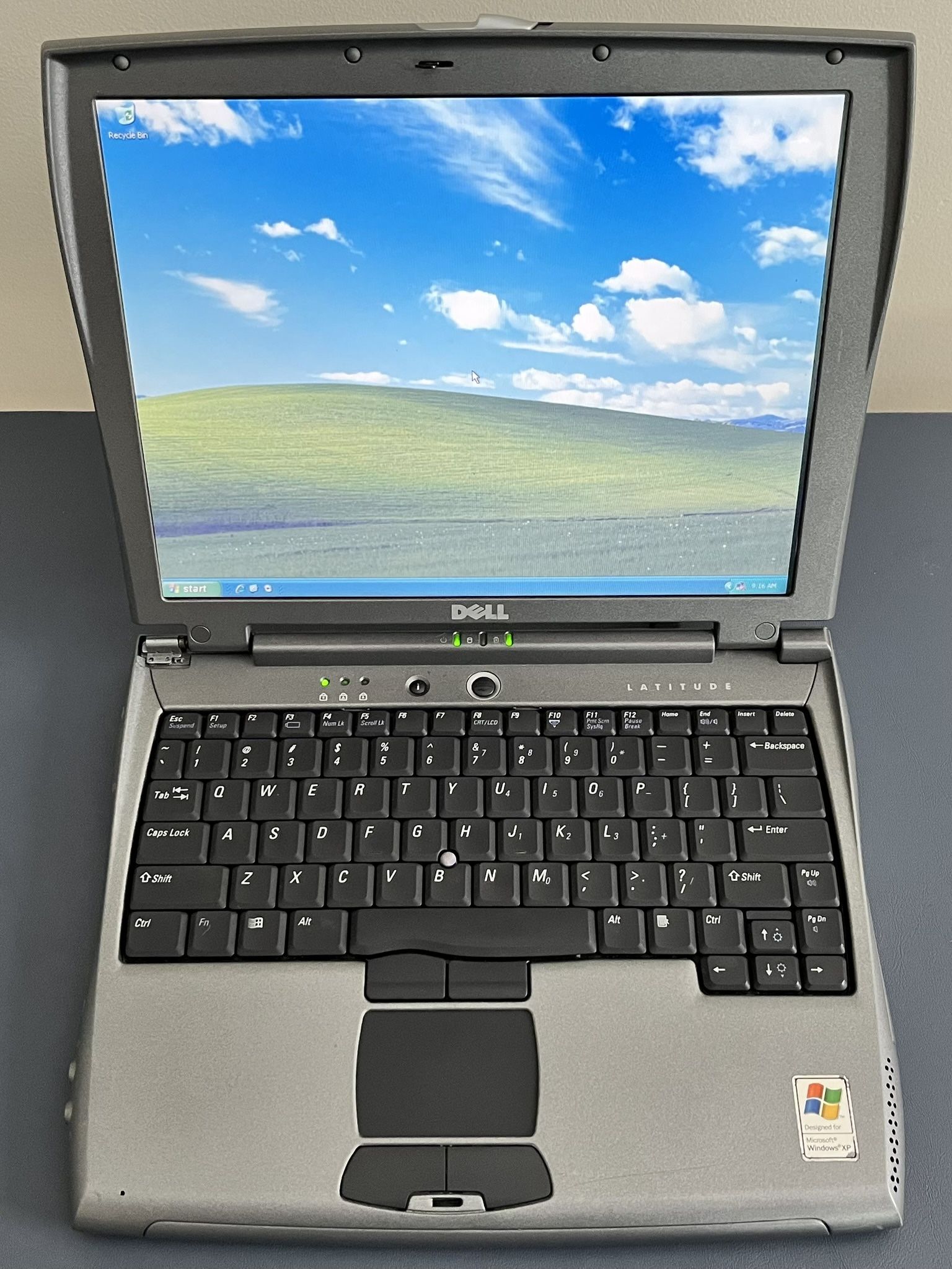 UPDATED. Vintage Dell Latitude C400. 12.1”. 1.2 GHz. 40 GB HDD. 1 GB Ram. WXP