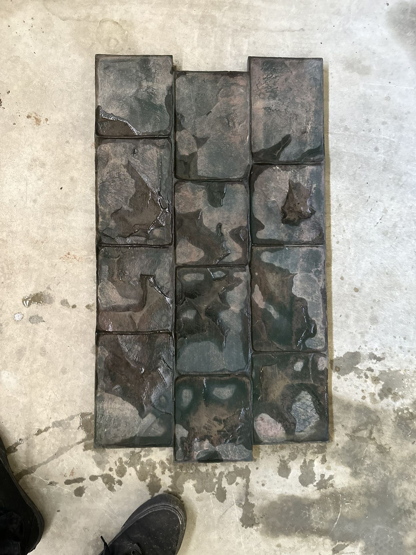 Concrete Small cobble stone concrete stamp set (4)