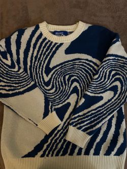 Aelfric Eden Blue & White Sweater