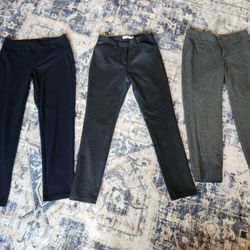 3 Pairs Of Women's Dress Pants Size 6
